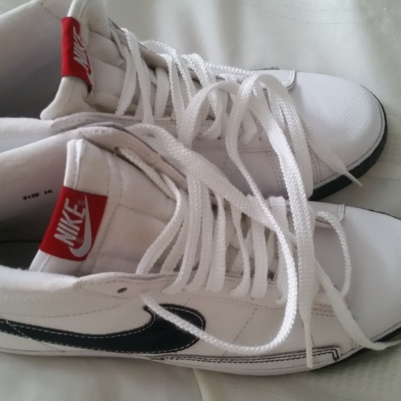 NIKE Sneakers SwooshUS MEN SIZE 14 - PURE LEATHER! - Rare shoes.